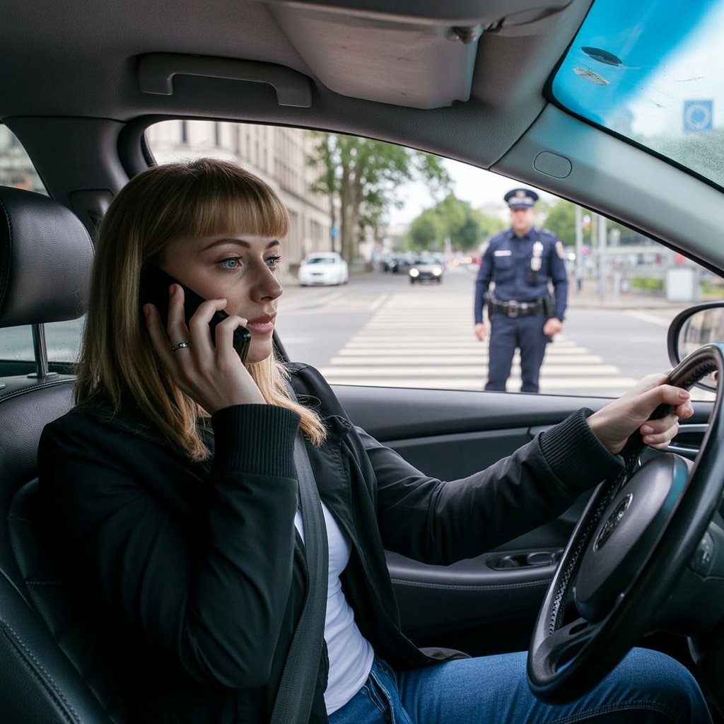 a-woman-driver-talking-on-her-phone